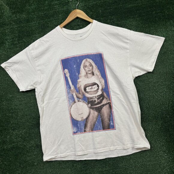 Beyoncé Cowboy Carter Banjo T-shirt size large - Picture 3 of 5